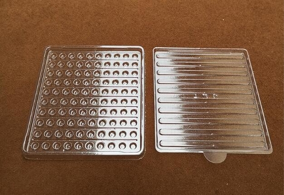 Σαφές υλικό PVC δίσκων ESD PET PP CP PCB για τα ηλεκτρονικά συστατικά