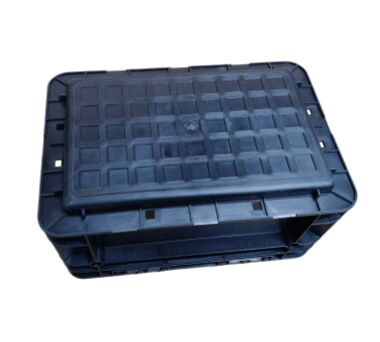 Υψηλής απόδοσης δοχείο αποθήκευσης ESD Flip-Top για εργαστήριο καθαρού δωματίου