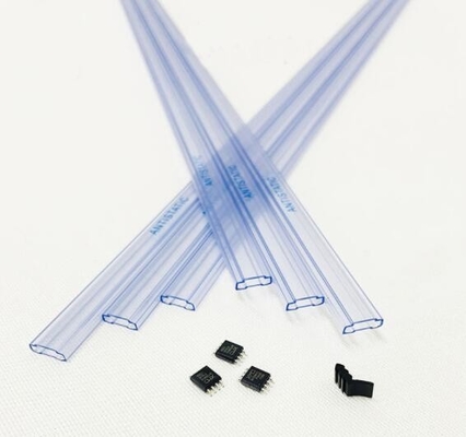 Αντιστατικό διαφανές 0.5mm1mm PC ESD κυλίνδρων τετραγωνικό πάχος σωλήνων