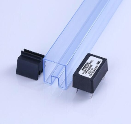 Αντιστατικό διαφανές 0.5mm1mm PC ESD κυλίνδρων τετραγωνικό πάχος σωλήνων