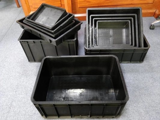 Ασφαλής ένδυση συστατικών ESD Stackable δοχείων - ανθεκτική για την αποθήκευση PCB