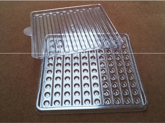 Σαφές υλικό PVC δίσκων ESD PET PP CP PCB για τα ηλεκτρονικά συστατικά