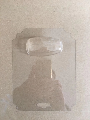 Συσκευάζοντας δίσκος κιβωτίων φουσκαλών PVC που γερνά το ανθεκτικό σαφές/μαύρο χρώμα