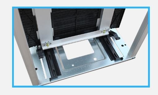 Αντιστατικό ESD ράφι περιοδικών PCB αργιλίου για την αποθήκευση SMT/PCB