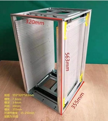 ράφι περιοδικών PCB αργιλίου ESD εξαρτημάτων 355X320X563mm αντιστατικό