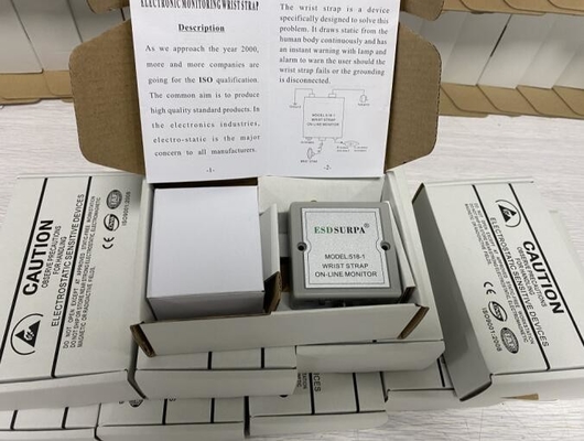 SURPA 518-1 1.8W ESD καρπών αντιστατικός ελεγκτής οργάνων ελέγχου λουριών σε απευθείας σύνδεση