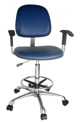 Έδρα καστόρων ESD PE με Armrest 420560mm διευθετήσιμος έλεγχος ύψους