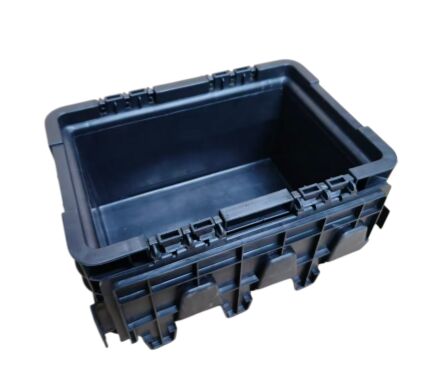 Υψηλής απόδοσης δοχείο αποθήκευσης ESD Flip-Top για εργαστήριο καθαρού δωματίου