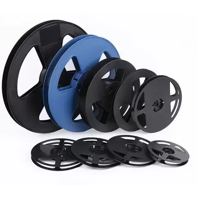 Οδηγημένο SMD μεταφορέων εξέλικτρο πλάτος 8mm 12mm 16mm στροφίων ταινιών πλαστικό 7 ίντσας